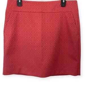 Ann Taylor Jacquard Pencil Skirt